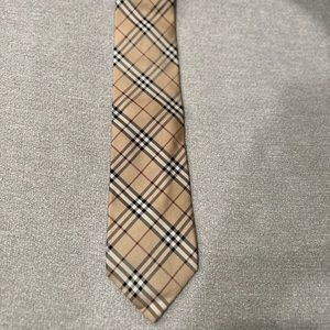 Burberry tie. Authentic. Like new, only worn twice